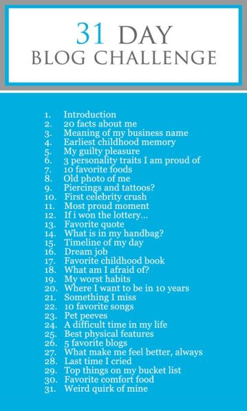 31DayBlogChallenge