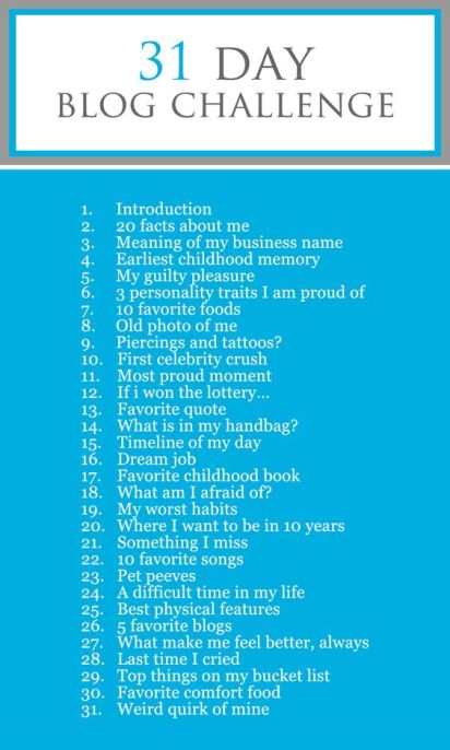 31DayBlogChallenge